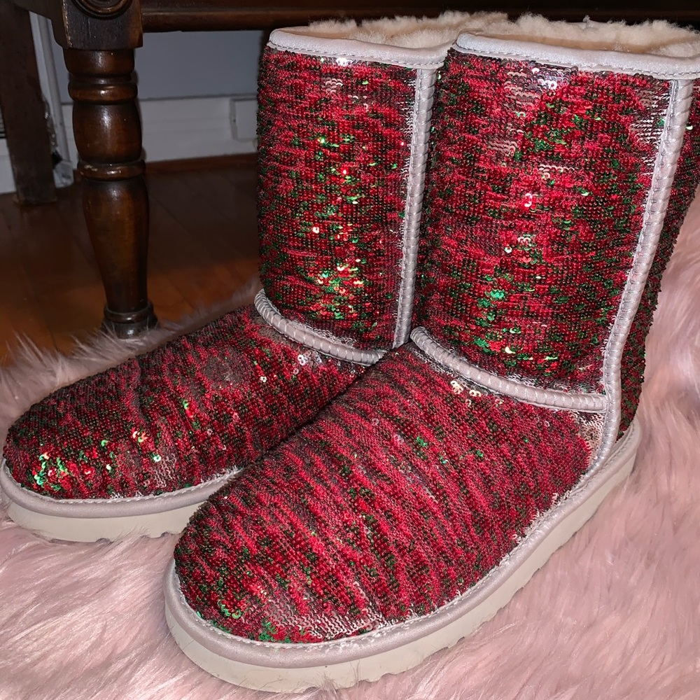 UGG Classic Reversible Sequin Boot